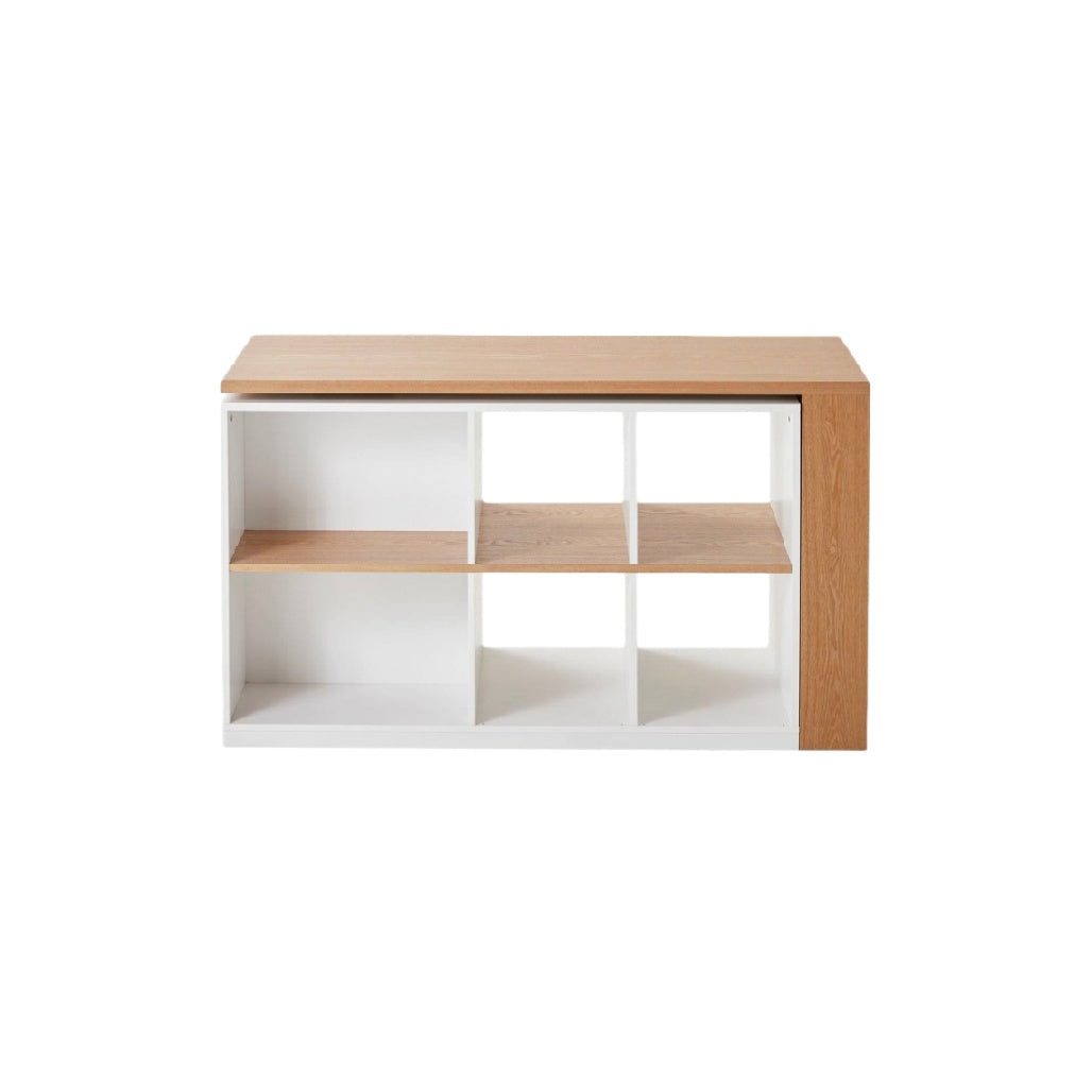 Meuble de rangement en bois et MDF pour salon - 120 x 60 x 80