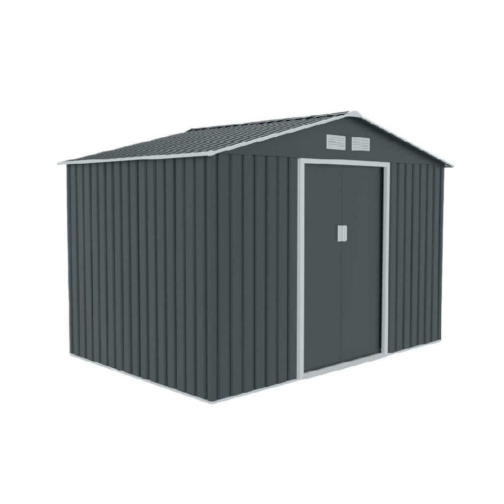 Abri de jardin en métal pour rangement extérieur - 200 x 120 x 150